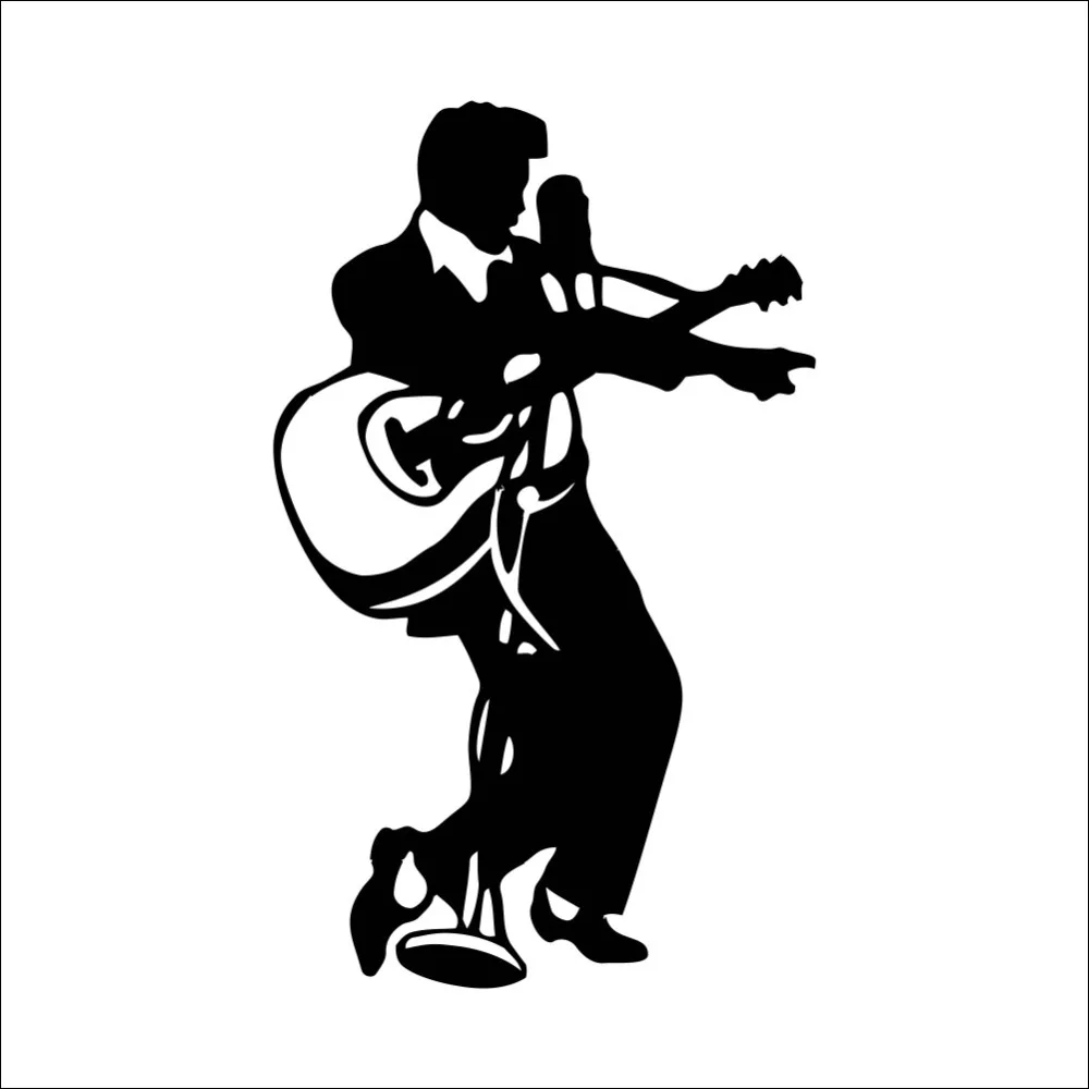 Домашний декор для рок музыки и гитары виниловое украшение Elvis Presley настенные