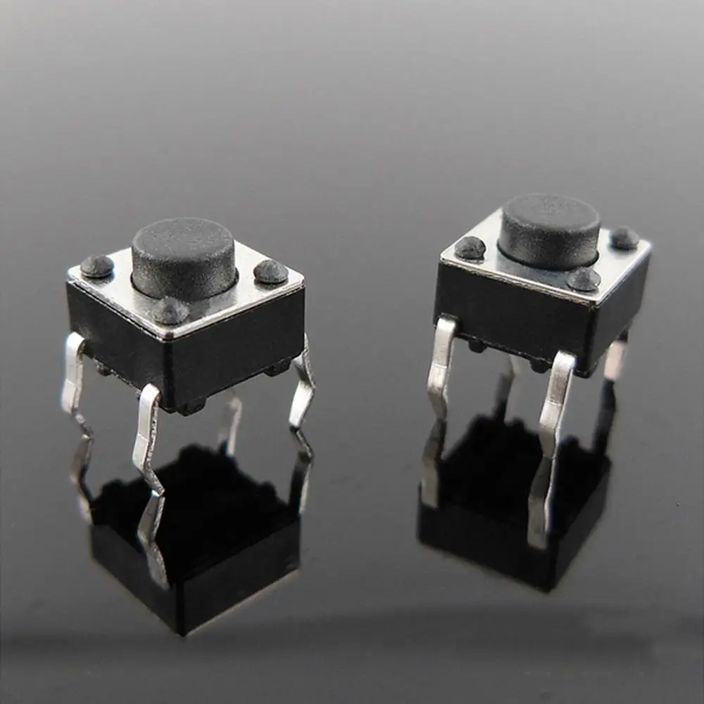 6*6*5 мм 4pin 100 шт. качество Мини Micro мгновенные Тактильные Кнопочный переключатель