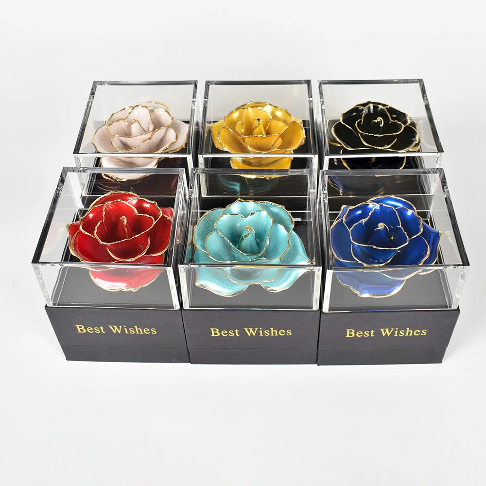 Лучший подарок для мамочек день цвета розового золота ювелирные изделия коробка