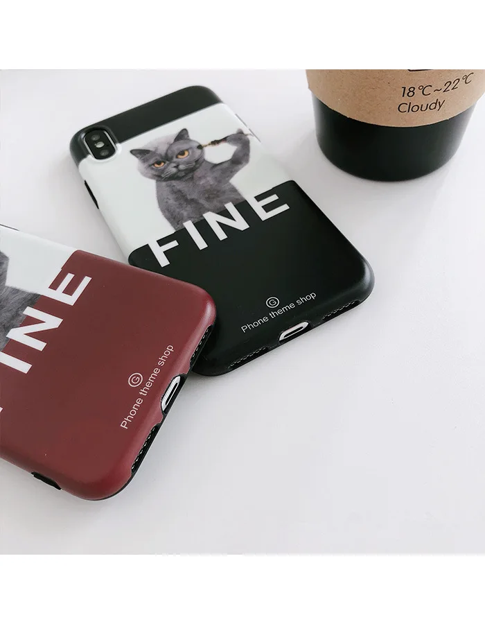 Винно-красный милый ретро чехол для iPhone 6 Puls 6S 7 8 X XS Мягкий силиконовый | Мобильные