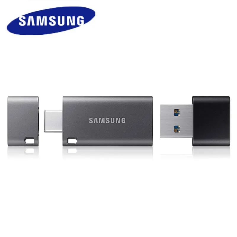 SAMSUNG USB3.1 Flash Drive Disk DUO Plus 32GB 64GB 128GB 256GB Pen Type-C/ Type-A Dual interface Pendrive Memory Stick OTG | Компьютеры и