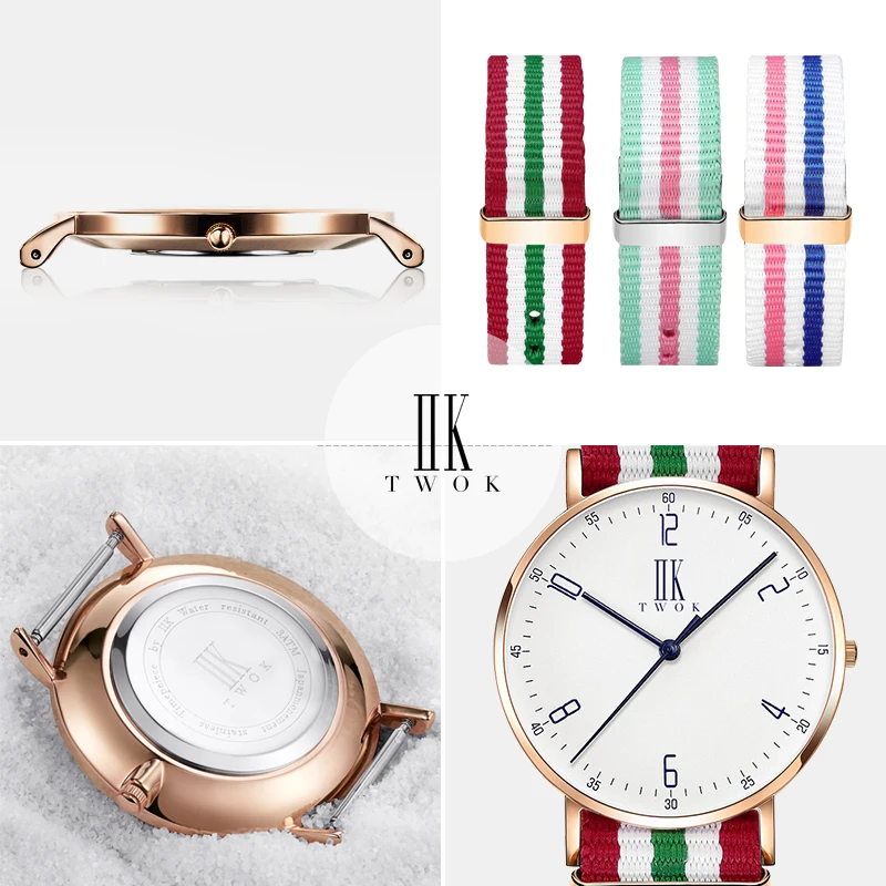IIK женские часы 2018 Брендовые на сплав дамы Кварцевые наручные водонепроницаемые |