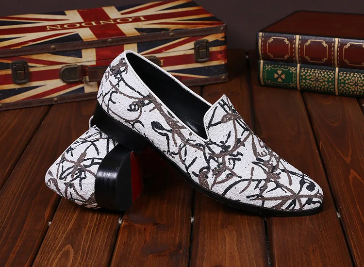 

Summer Genuine Leather Mens Shoes Casual Luxury Brand Loafers Driving Hair Stylist Nightclub Pointed Wedding Shoes