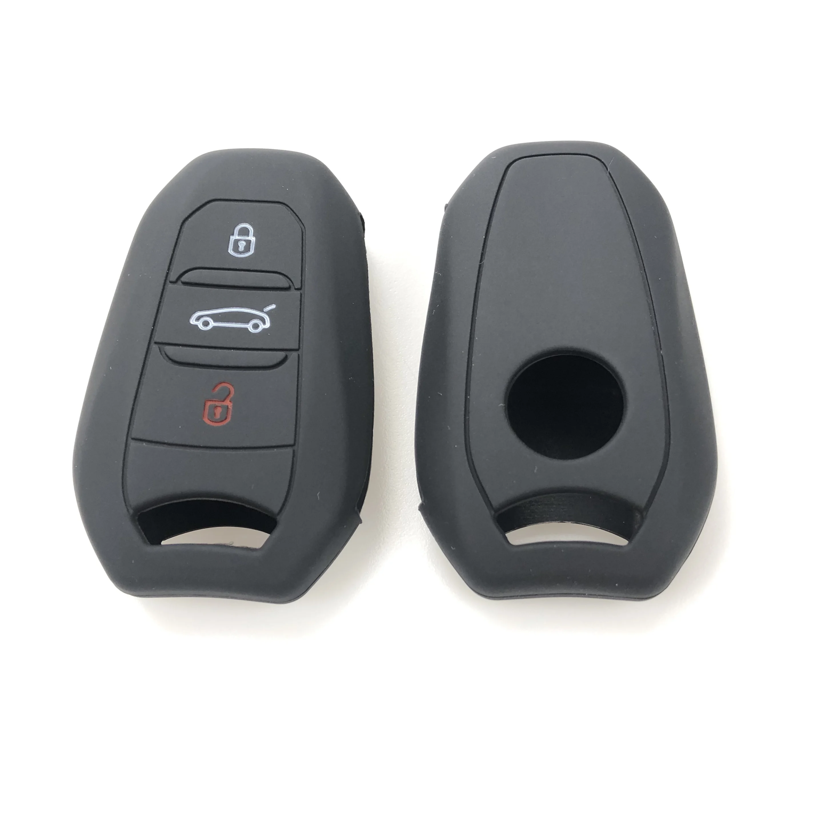 Для peugeot 208 308 508 3008 5008 для Citroen C4 Picasso DS3 DS4 DS5 DS6 силиконовый чехол ключей от машины