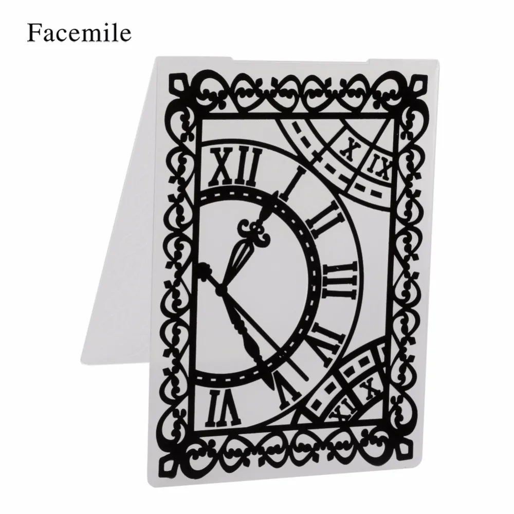 Facemile 1 шт пластиковая папка шаблонов для тиснения для скрапбукинга фотоальбом бумажная карта ремесло открытка изготовление свадебного украшения