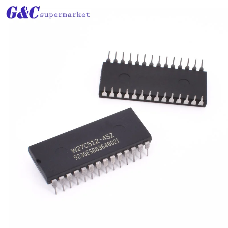 10 шт. электронно стираемый EPROM IC W27C512-45Z DIP28 W27C512-45 W27C512 64K X 8 | Электронные компоненты