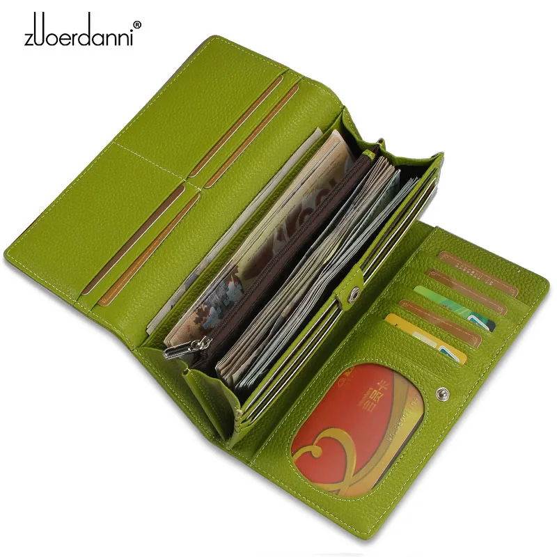 Женский кошелек из натуральной кожи Zuoerdanni A183|leather wallet|fashion women walletswomens fashion wallet |