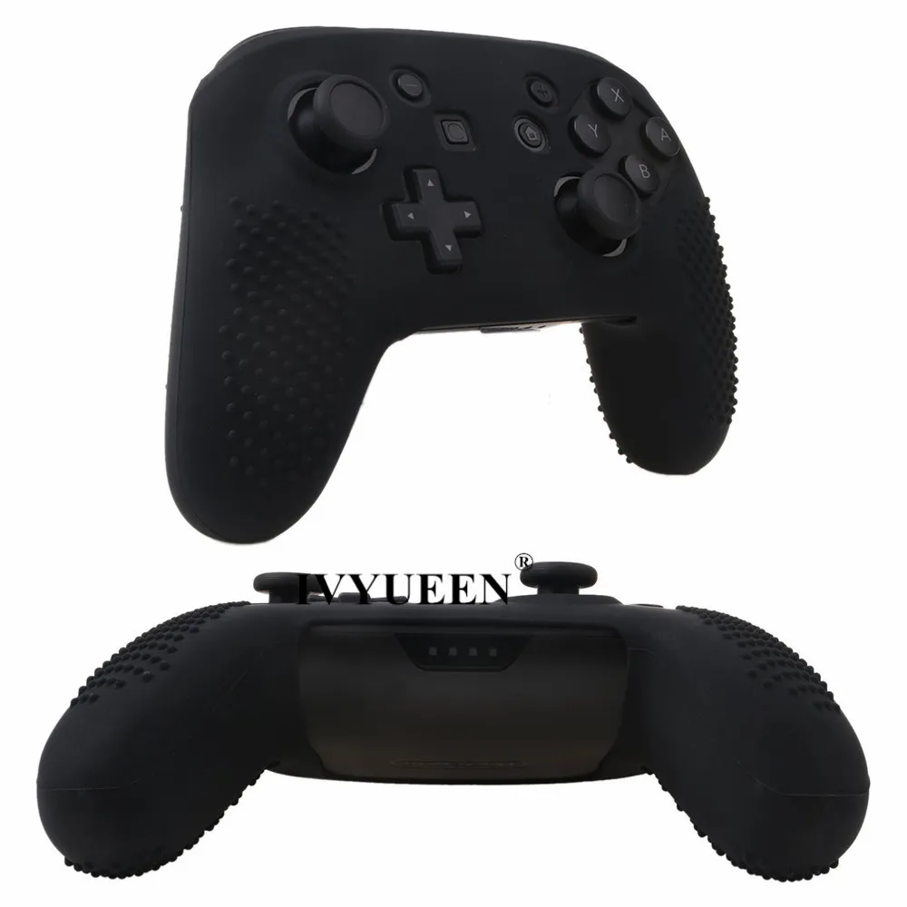 IVYUEEN противоскользящее кремниевое наружное покрытие для PND Switch NS PRO Защитная крышка контроллера с 8 аналоговый джойстик крышки Захваты