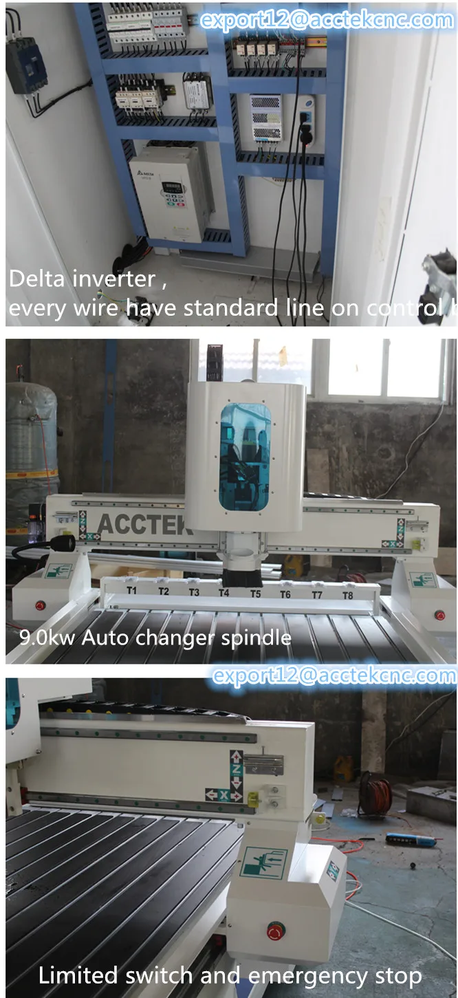 Delta Серводвигатель 1325 1530 2030 2040 cnc резьба 3d древесины токарный станок atc