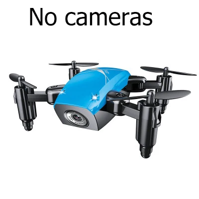 No cameras Rc вертолет 4ch Rtf складной RC Мини карманный Дрон микро Дрон RC вертолет Дроны с камерой Hd высота удержания Wifi Дрон игрушки - Цвет: No cameras