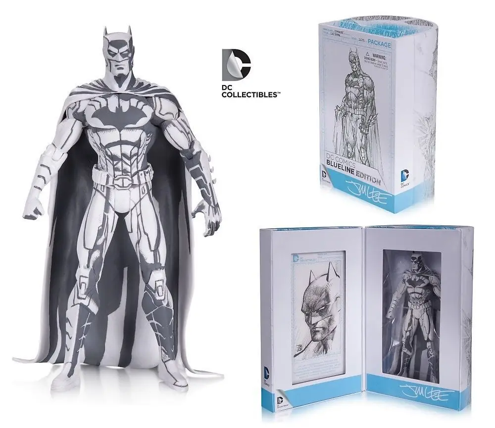 16 см аниме 2015 SDCC фигурка Бэтмена Blueline Edition эскиз цвет герой комиксов игрушки