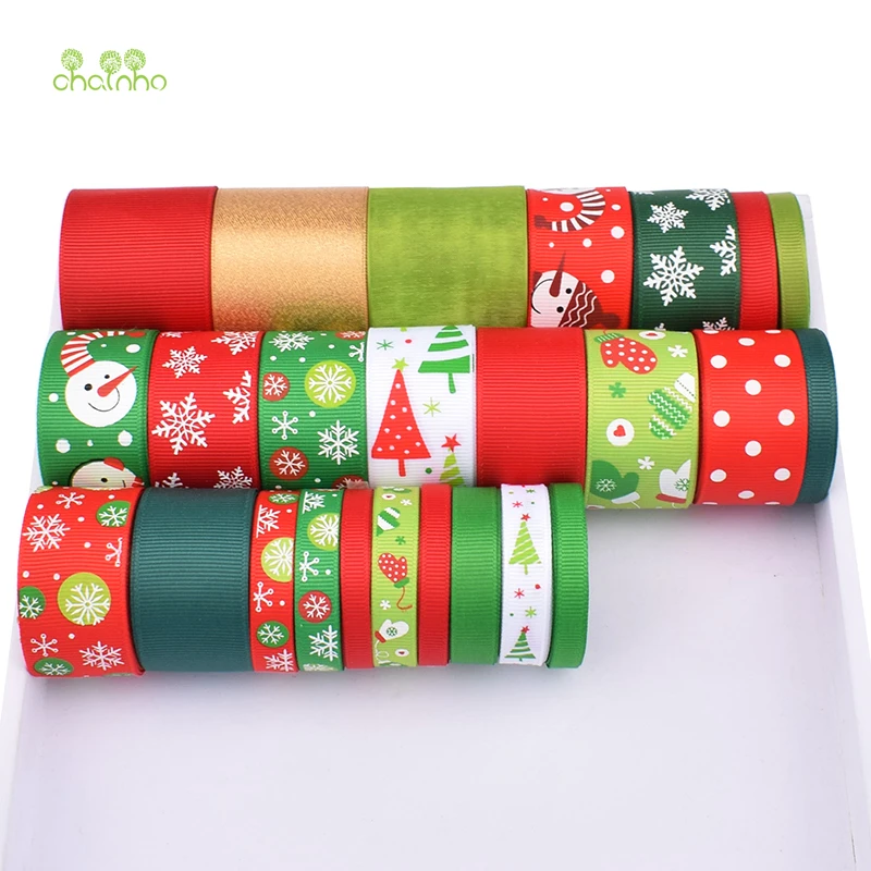 Высокое качество смешанный дизайн Рождественский набор лент для DIY ручной работы