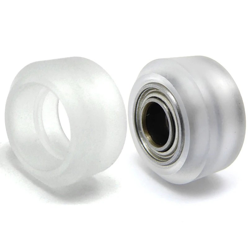 Высокоточный ЧПУ прозрачный Поликарбонат Xtreme Mini V Wheel Assy для слота линейной