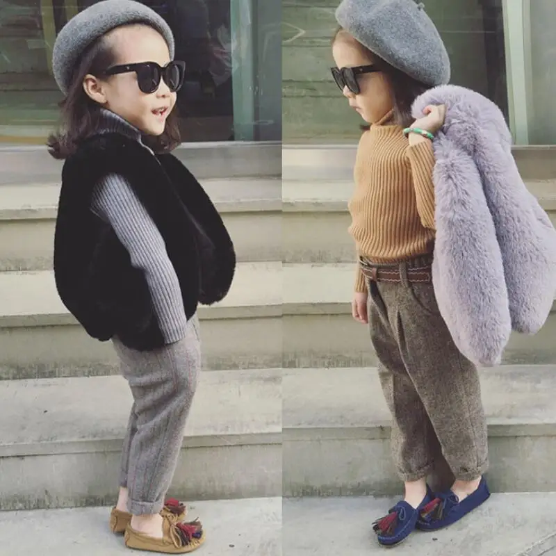 Жилет для маленьких девочек подростков теплая осенне зимняя куртка жилет