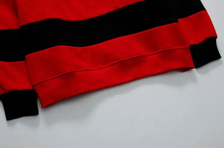 Новинка 2017 толстовка унисекс с высокой вышивкой и полосками звезд капюшоном