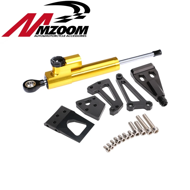 FREE SHIPPING Hot Sale For Kawasaki ER-6N EF-6F ER6N ER6F Ninja 650R 2009-2011 Steering Damper with Mounting Kit | Автомобили и