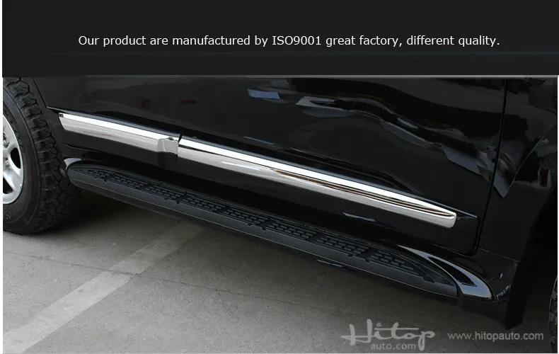 Боковая подножка для Toyota Land Cruiser 200 V8 LC 200 LC200 FJ200 2008-, серебристый или черный, гарантия качества