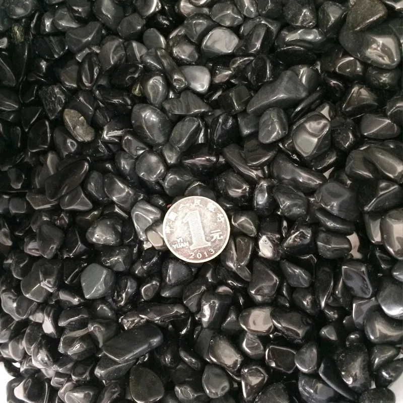 50 г натуральный черный обсидиан полированный гравий камень кристалл Кварцевый