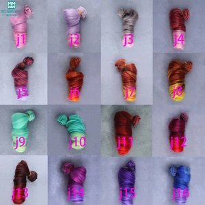 1 шт. 15 см * 100 см Большой Волнистый завитой волос для куклы подходит для 13 14 16 BJD фотохромный цвет