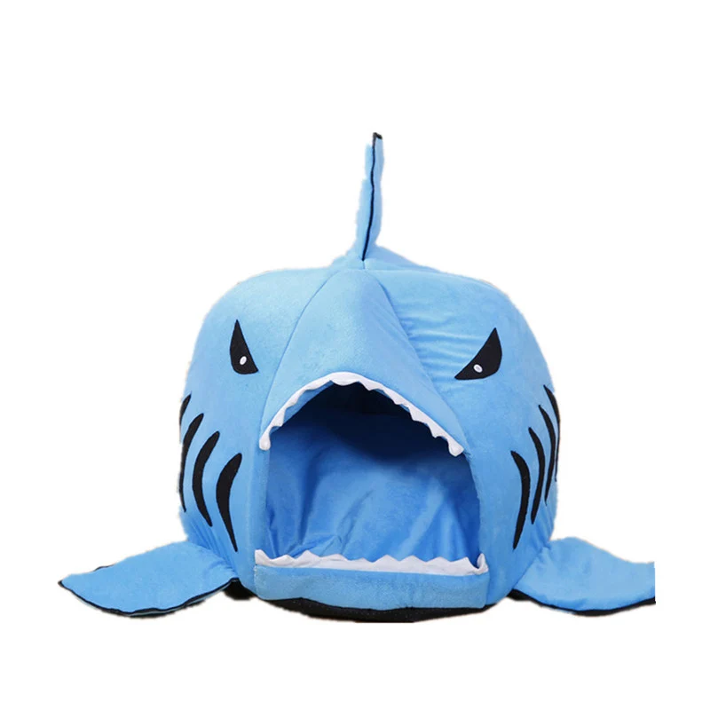 Мягкий кота собаки кровать с изображением акулы из мультфильма Мышь Форма