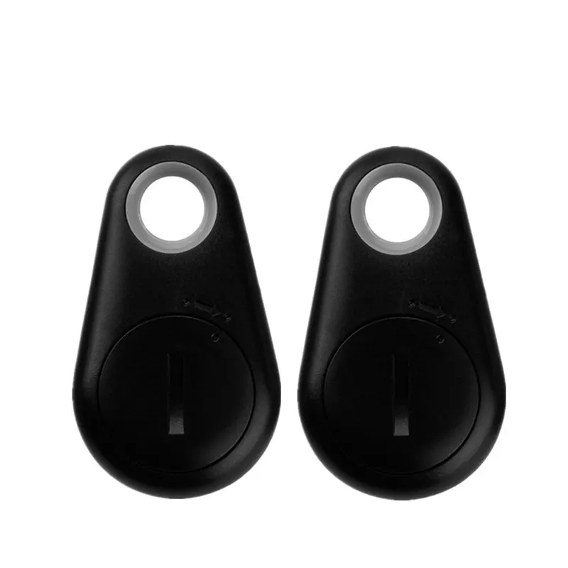 black black 2 шт. Мини Bluetooth 4,0 gps трекер для домашних животных локатор Портативный Анти-потеря ключ искатель собака трекер двухсторонняя сигнализация противоугонное устройство - Цвет: black black