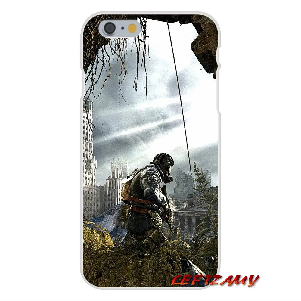 Аксессуары чехлы для телефонов Чехлы Горячая игра Metro 2033 iPhone X 4 4s 5 5S 5C SE 6 S 7 8