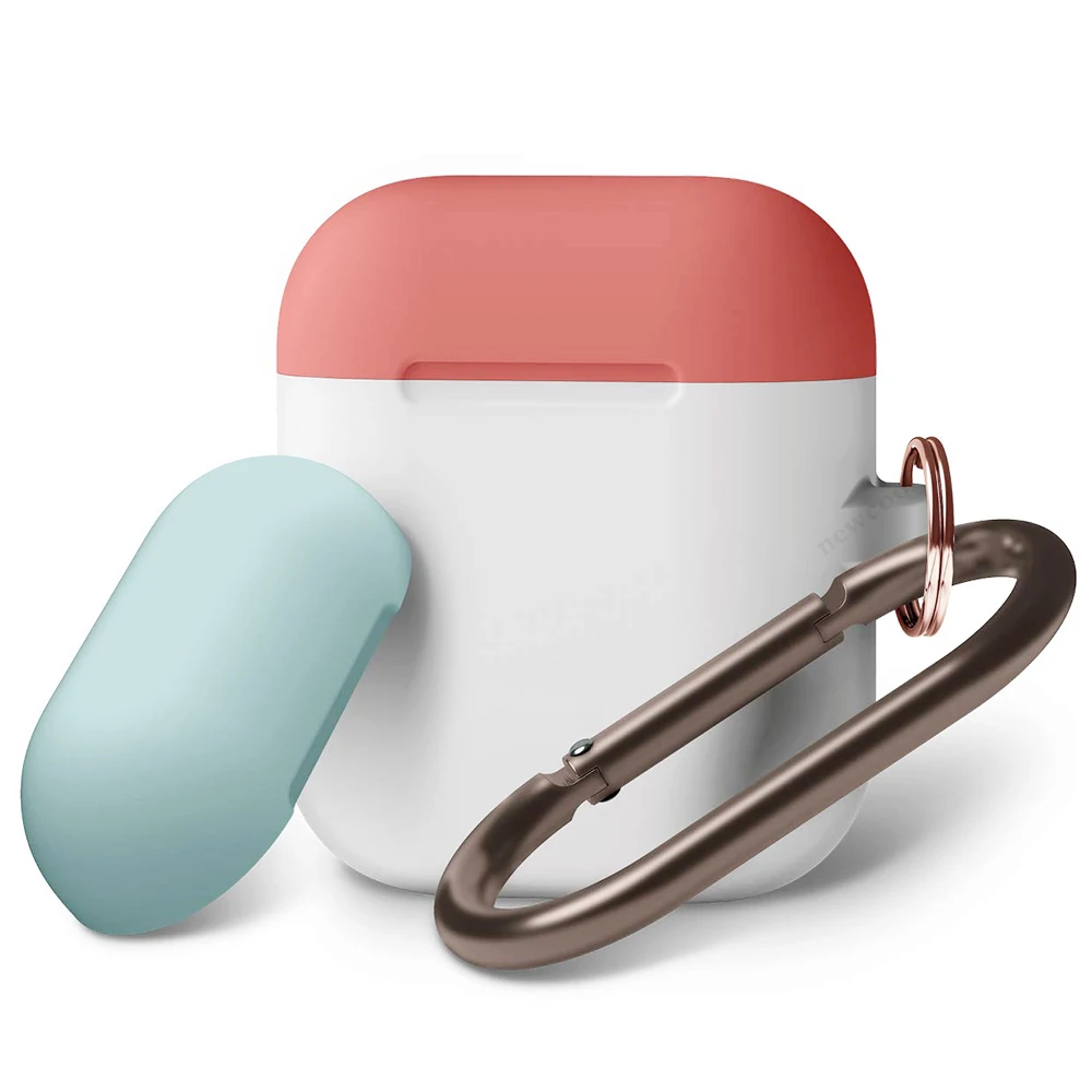 ТПУ Силиконовые Bluetooth беспроводные наушники чехол для Airpods защитный чехол Аксессуары для кожи для Apple Airpods зарядная коробка