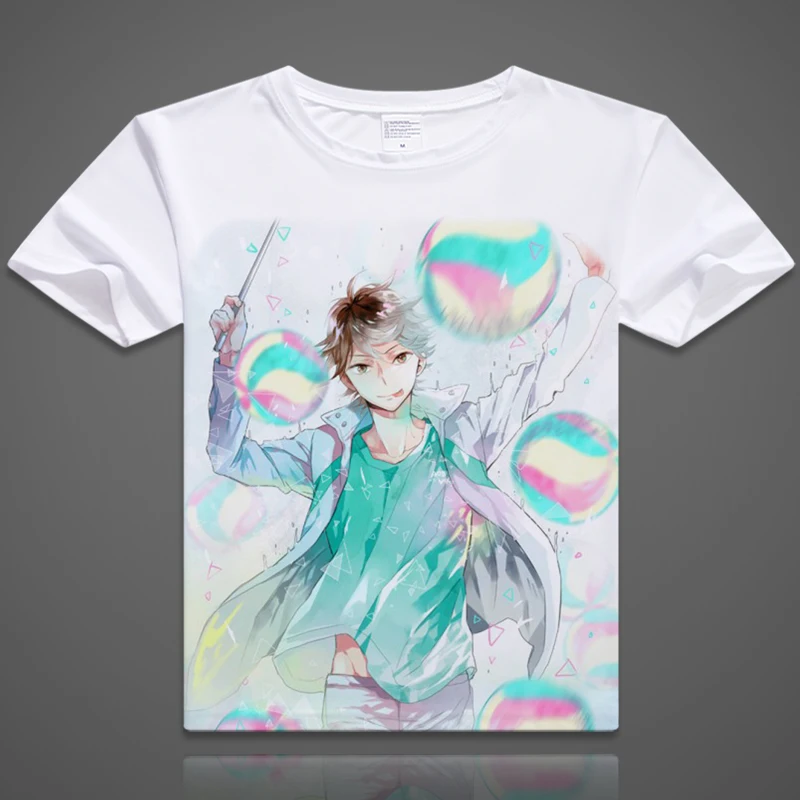 Футболки Coshome Haikyuu футболки Хината Shyouyou Kageyama Tobio для косплея костюмы мужчин и