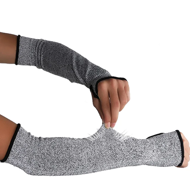 1 Pair Work Safety Anti Cut Barcer Stabproof Arm Sleeve Wrist Guard Knife Resistant Armband Gloves Workplace Labor Protection |