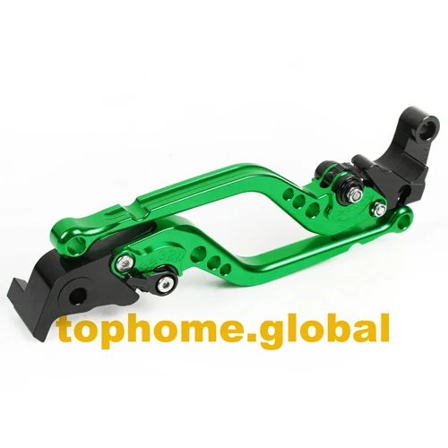 Long Green Для Suzuki Bandit GSF1200 1996-2000 короткие/Длинные сцепления Тормозные ручки GSF 1200 ЧПУ Регулируемый 1999 1998 1997 - Цвет: Long Green