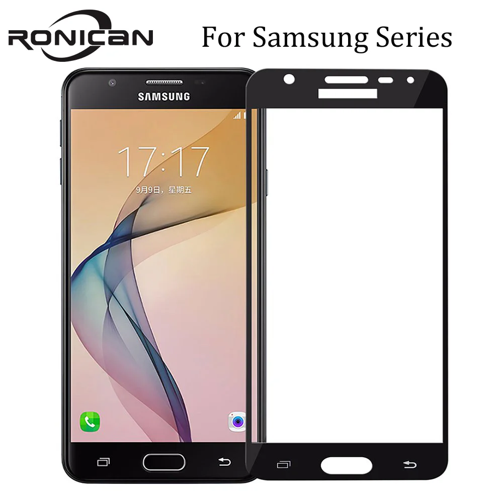 Полное покрытие закаленное стекло для Samsung Galaxy J3 Pro J5 J7 Prime Note 4 5 A3 A5 A7 2016 2017 S6 S7