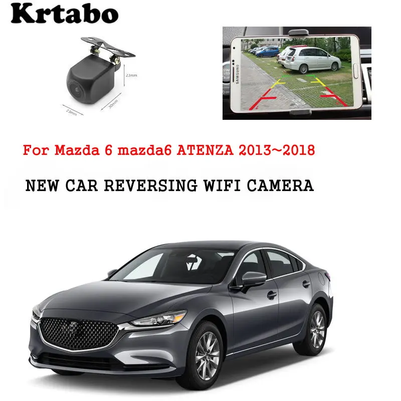 

Автомобильная беспроводная камера заднего вида для Mazda 6 мазда6 ATENZA 2013 ~ 2018 Автомобильная hd-камера ночного видения CCD ночного видения Водонеп...
