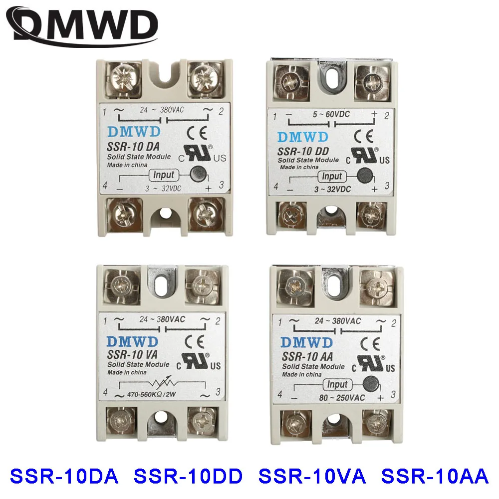 SSR 10 10A DMWD VA DA промышленный твердотельный релейный модуль AA DD|regulator water|relay automotiverelay