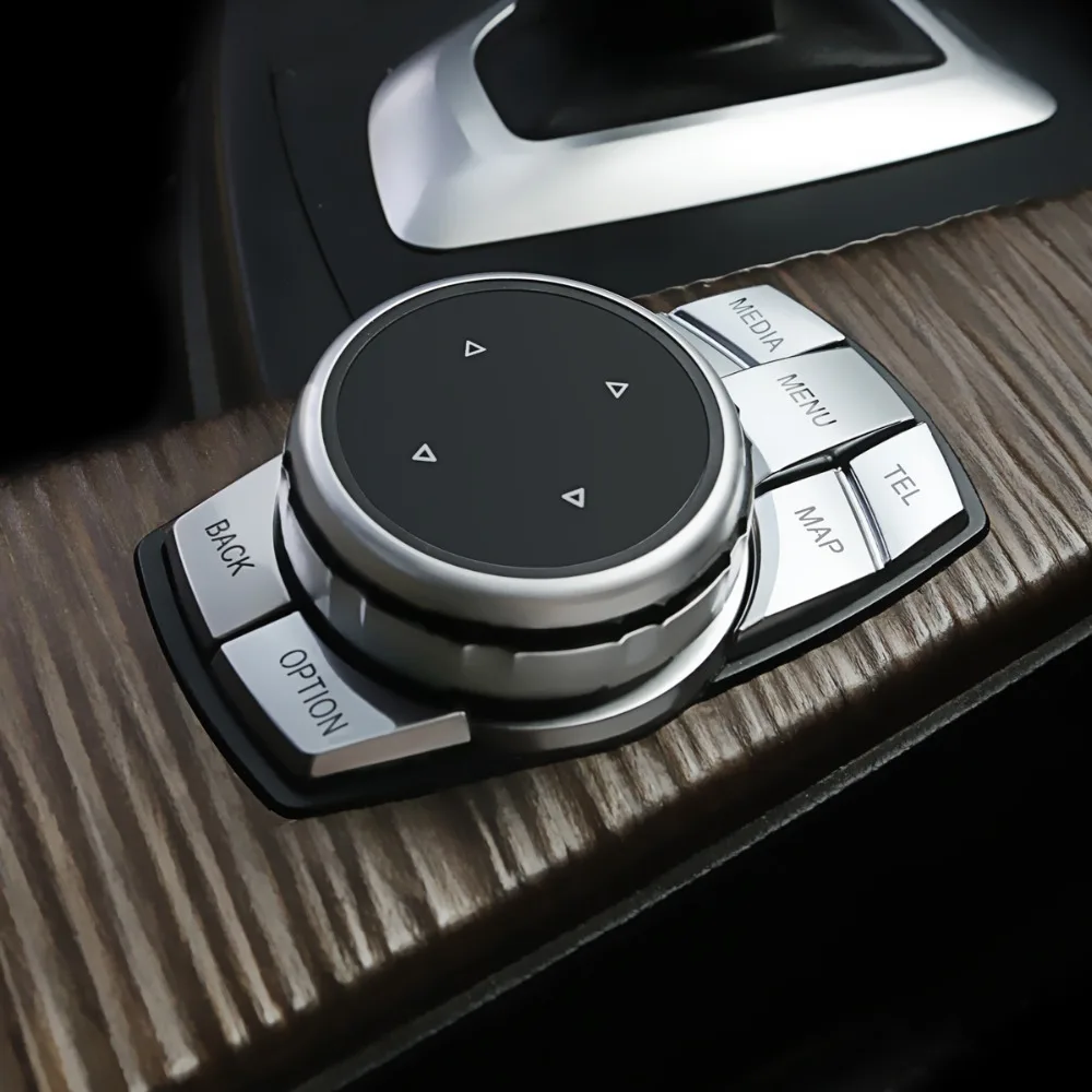 

for BMW 5 series F10 F18 525 528 Car styling Chrome Multimedia switch buttons Covers Trim Stickers Interior Decor