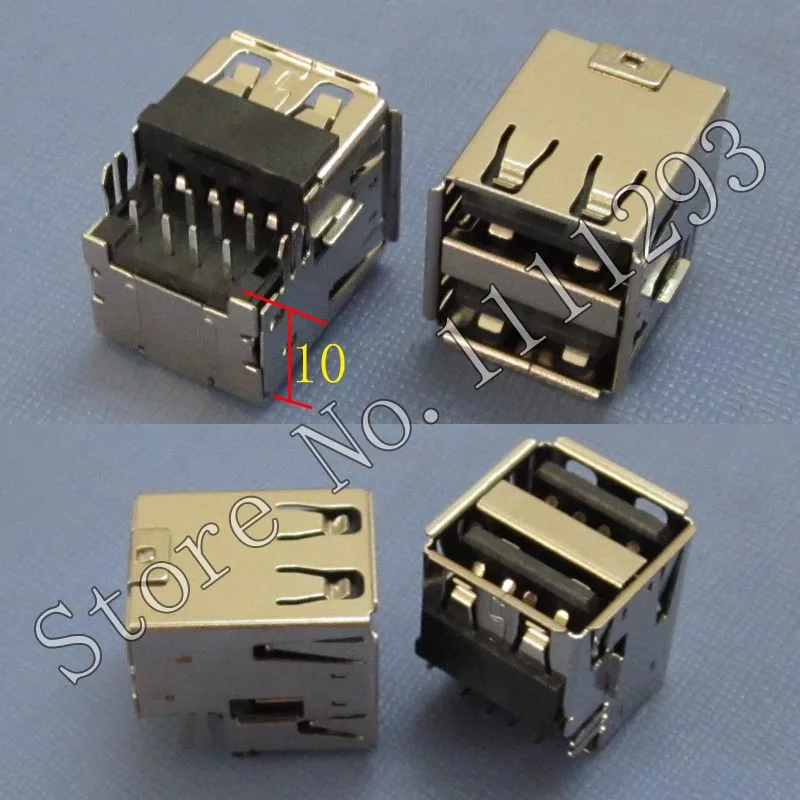 5 шт./лот 2 0 двойной USB-разъем для Acer Aspire 3050 5050 5070 3680 3260 5570 5580 USB-плата и т. д. порт USB 5583