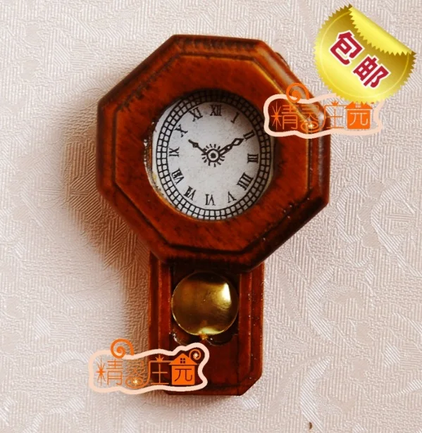 

MINI Dollhouse Minimalist octopus wall clock with mini furniture accessories