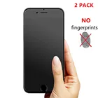 Закаленное стекло без отпечатков пальцев для iphone 7, 8, 6s, x, xr, xs max, Защитная пленка для экрана, матовая защитная пленка для iphone 7, 8 plus, звёздочка, 2 шт.