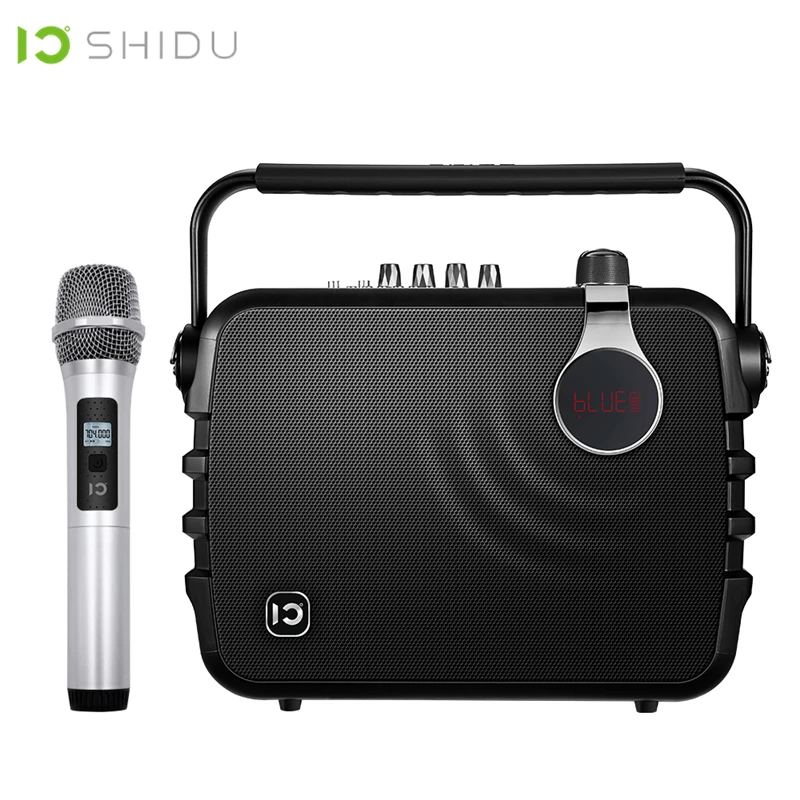 SHIDU 60 Вт портативный усилитель голоса Bluetooth 4 0 ICloud управление - Цена: 
