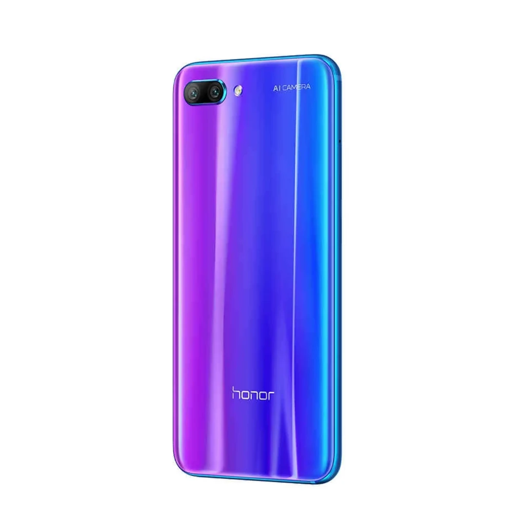 Мобильный телефон Honor 10 с глобальной версией, 5,84 дюймов, FHD+ 4 Гб+ 128 ГБ, Восьмиядерный процессор Kirin 970, Android 8,1, 24 МП, смартфон с функцией распознавания лица, NFC, 3400 мАч