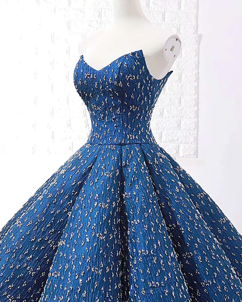 J66675 jancember blue evening dress 2019 ball gown floor length strapless sleeveless prom party dresses lace up платье вечернее