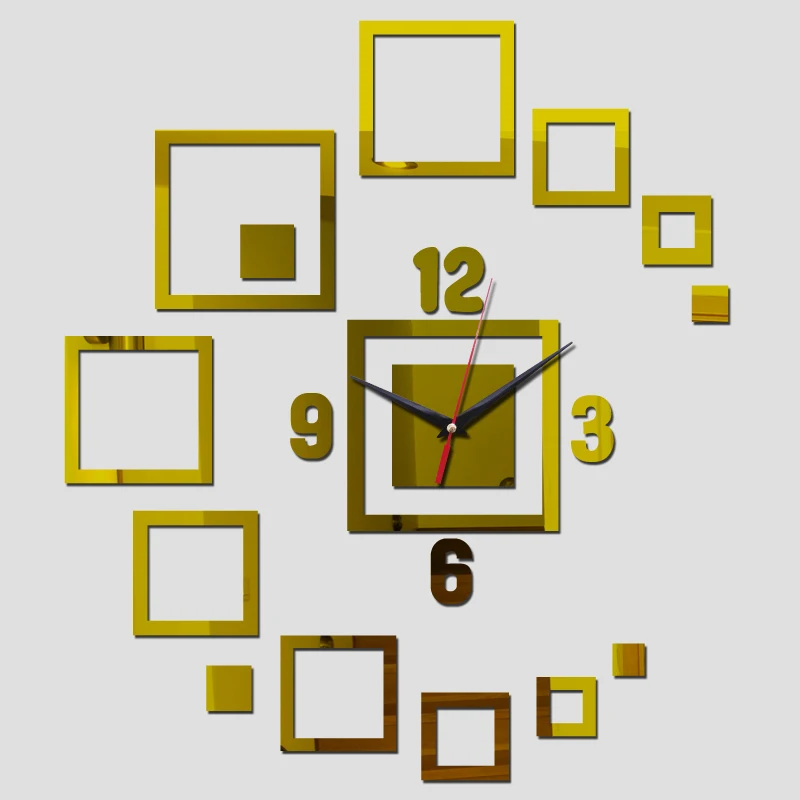  new diy quartz watch clocks Multi piece set Needle living room modern sun decorative mirror wall clock|decorative clocks|wall clockmirror clock |