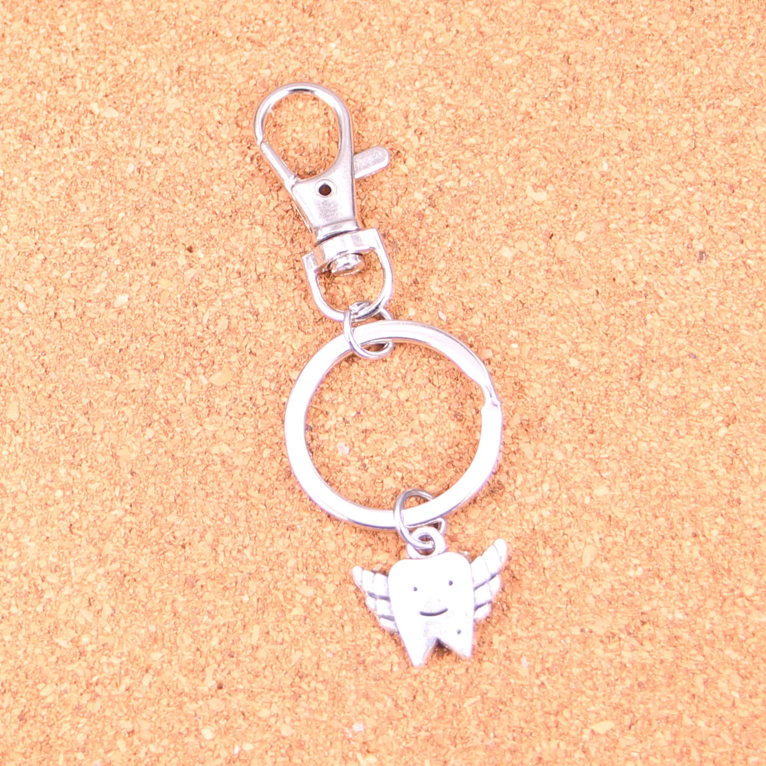 Зубная фея зубы брелок серебряная шарнирная застежка Омар зажимы для сумок