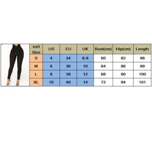 

Fashion Women Slim Solid Color Skinny Long Pencil Trousers Bowknot New Pants High Waist Solid Color Lace up Stretch Legging