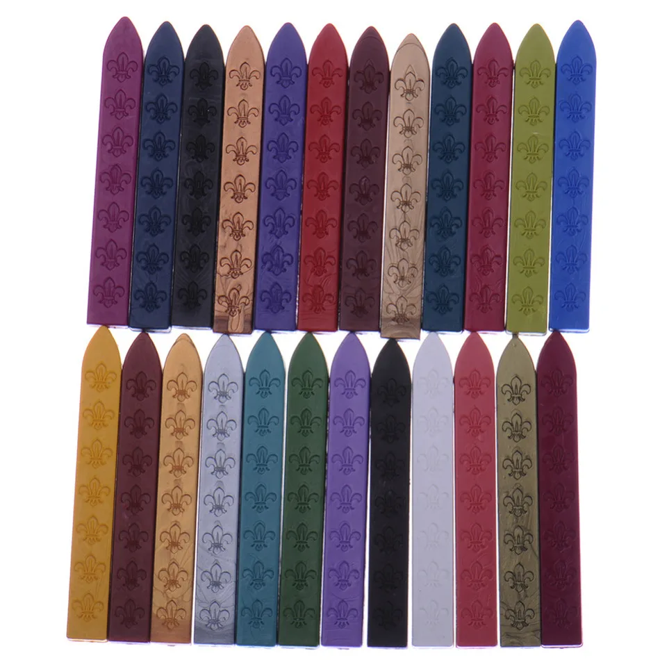 

1pc Sealing Wax Stamp Seal Colorful Antique Strips Candle Beeswax Sigillo For Postage Letter Retro Wedding Envelope Invitation