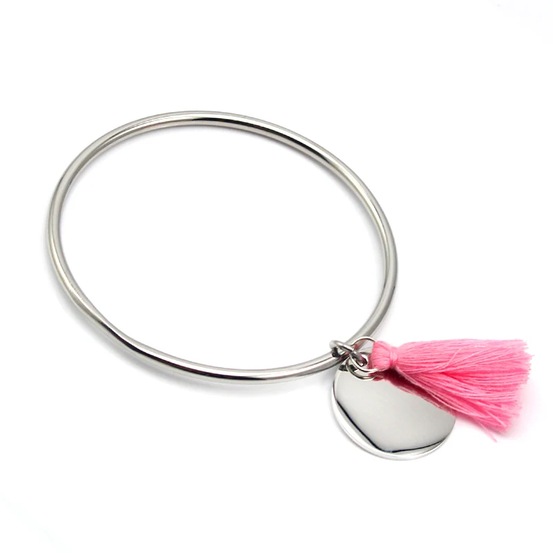 2017 Популярные разноцветные кисти Браслет пляжный женский браслет из нержавеющей