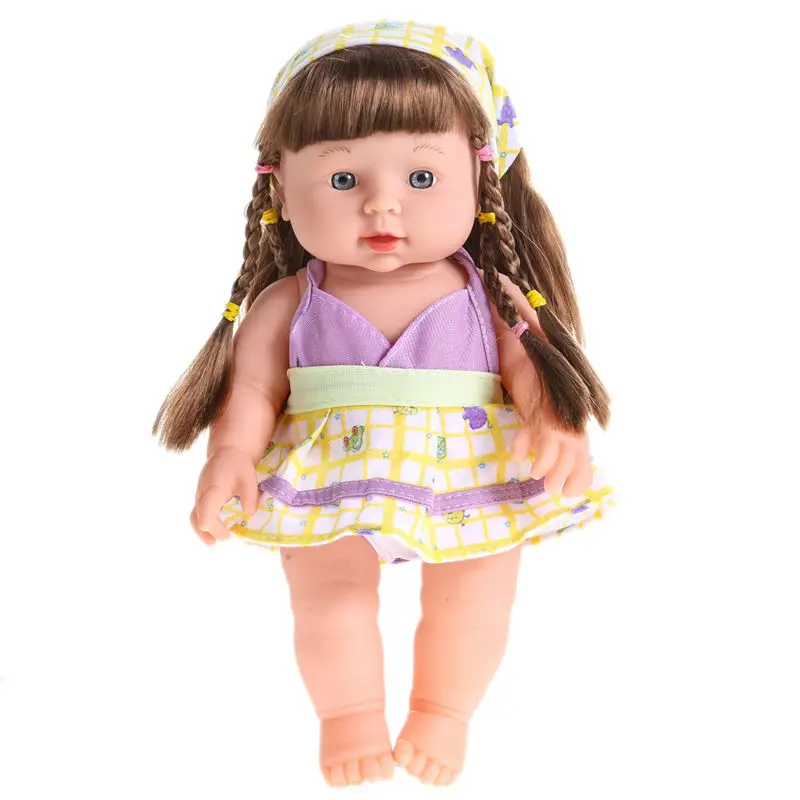 Baby Kids Reborn Doll мягкий винил силикон реалистичный звук смех плач детская игрушка для