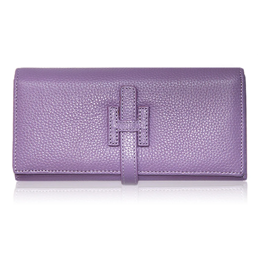 GENMEO Genuine Leather Wallets Women Clutch Money Bag Sexy Female Wallet Ladies Coin Purse with Card Holder Bolsa | Багаж и сумки