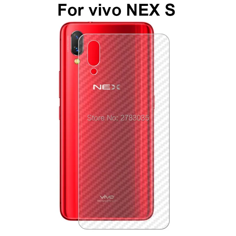 ДЛЯ vivo NEX A/NEX S 6 59 &quotпрочная 3D Защитная пленка для задней панели из углеродного