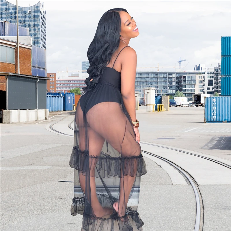 Модное женское Макси платье в стиле бохо сексуальное летнее пляжное вечернее