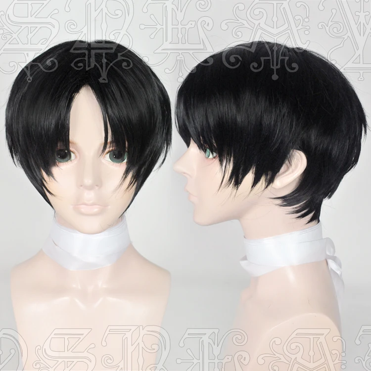 Аниме Killing Stalking Yoon Bum парики для косплея короткие черные термостойкие